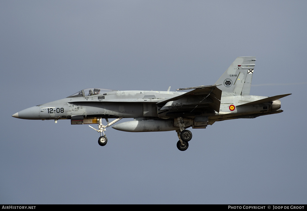 Aircraft Photo of C.15-50 | McDonnell Douglas EF-18A Hornet | Spain - Air Force | AirHistory.net #53375