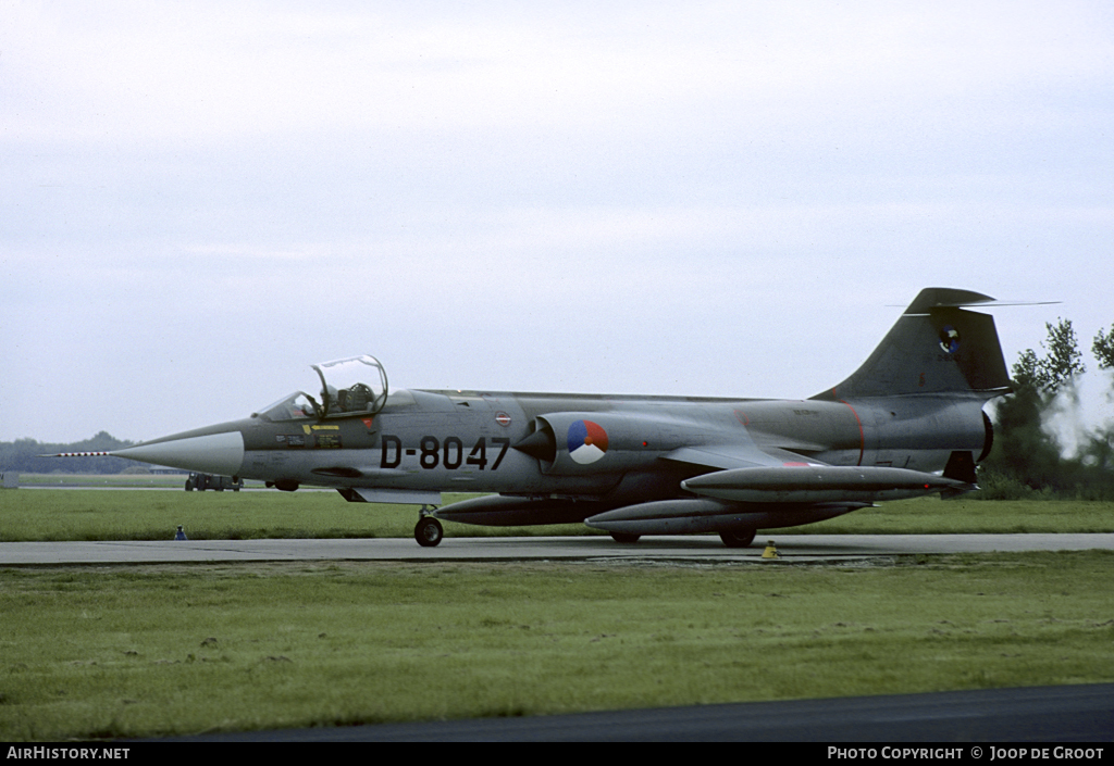 Aircraft Photo of D-8047 | Lockheed F-104G Starfighter | Netherlands - Air Force | AirHistory.net #53380