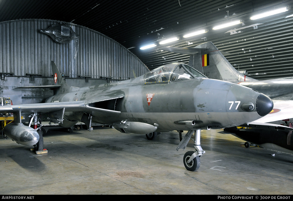 Aircraft Photo of J-4077 | Hawker Hunter F58 | Switzerland - Air Force | AirHistory.net #53385