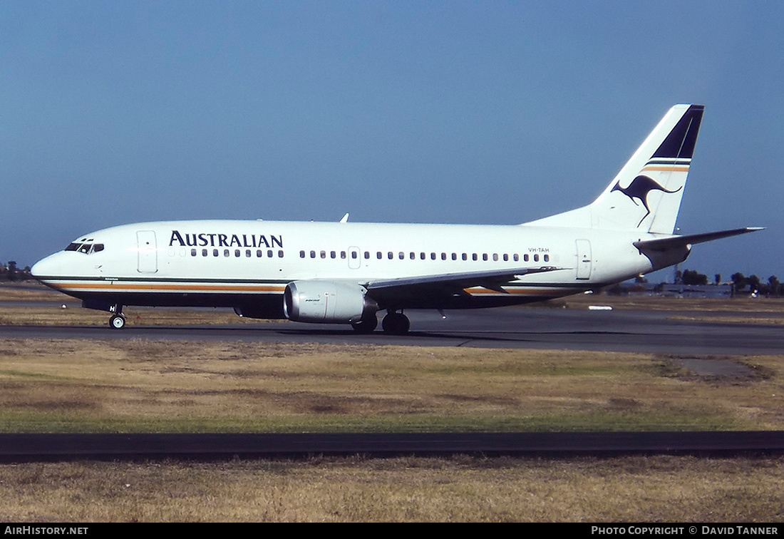 Aircraft Photo of VH-TAH | Boeing 737-376 | Australian Airlines | AirHistory.net #53388