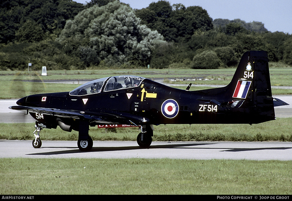 Aircraft Photo of ZF514 | Short S-312 Tucano T1 | UK - Air Force | AirHistory.net #53397