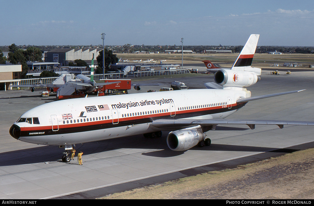 Aircraft Photo of G-AZZC | McDonnell Douglas DC-10-10 | Malaysian Airline System - MAS | AirHistory.net #53401