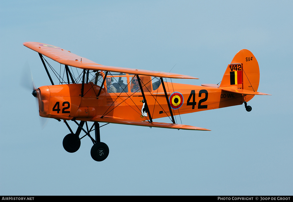 Aircraft Photo of OO-WIL | Stampe-Vertongen SV-4B | Belgium - Air Force | AirHistory.net #53404