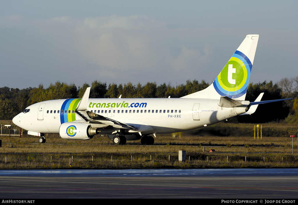 Aircraft Photo of PH-XRE | Boeing 737-7K2 | Transavia | AirHistory.net #53409