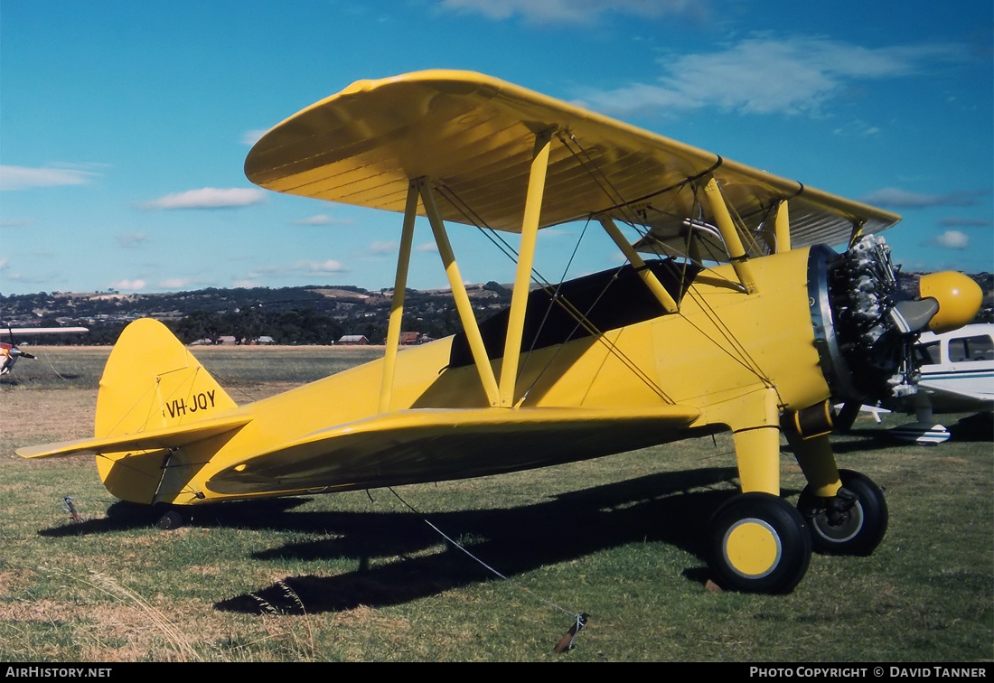 Aircraft Photo of VH-JQY | Boeing PT-13D Kaydet (E75) | AirHistory.net #53415