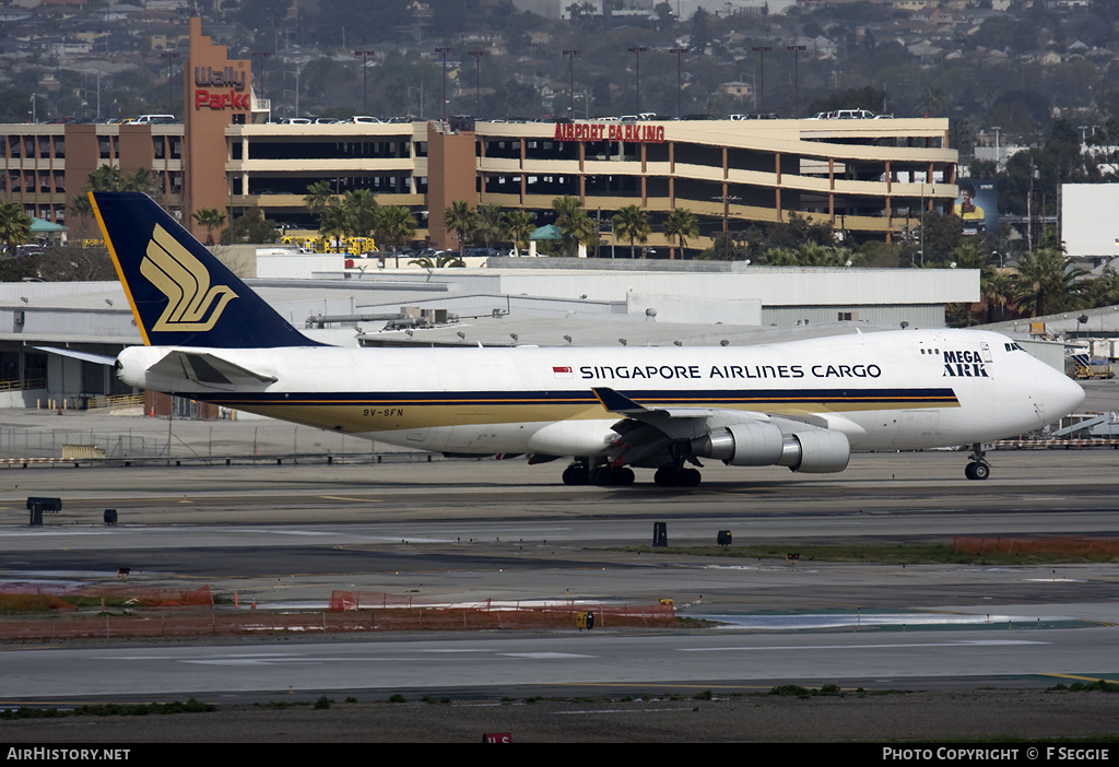 Aircraft Photo of 9V-SFN | Boeing 747-412F/SCD | Singapore Airlines Cargo | AirHistory.net #53425
