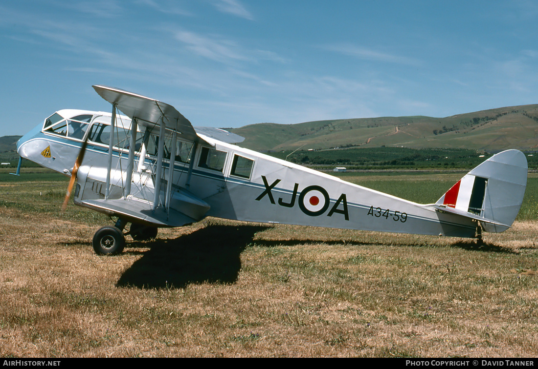 Aircraft Photo of VH-AQU / A34-59 | De Havilland D.H. 84A Dragon 3 | Australia - Air Force | AirHistory.net #53448