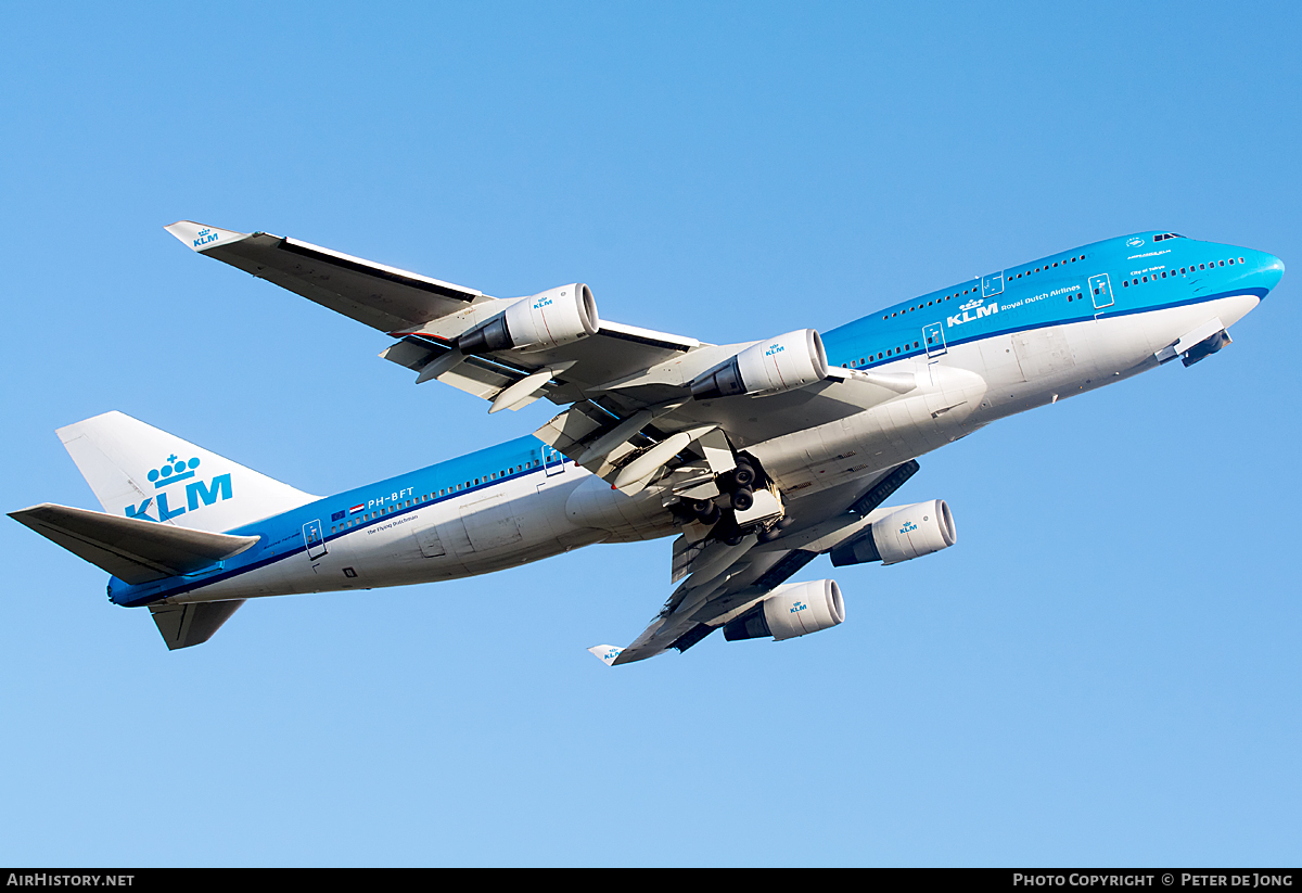 Aircraft Photo of PH-BFT | Boeing 747-406M | KLM - Royal Dutch Airlines | AirHistory.net #53454