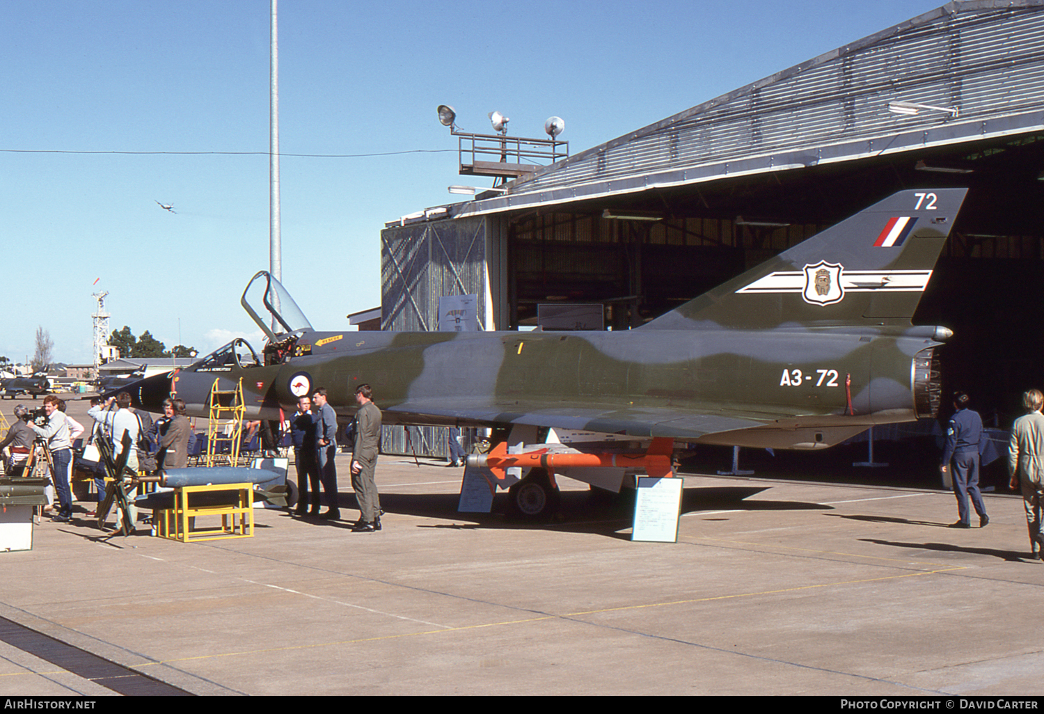 Aircraft Photo of A3-72 | Dassault Mirage IIIO(F/A) | Australia - Air Force | AirHistory.net #53455