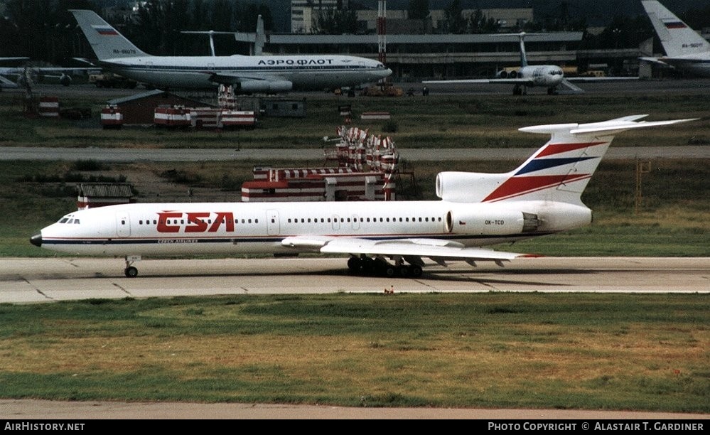 Aircraft Photo of OK-TCD | Tupolev Tu-154M | ČSA - Czech Airlines | AirHistory.net #53458