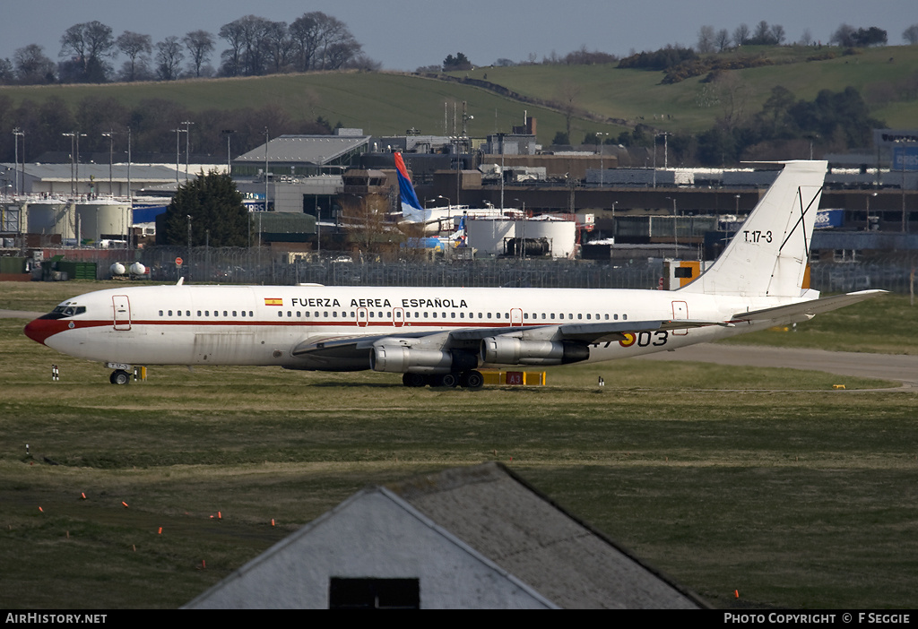 Aircraft Photo of T.17-3 | Boeing 707-368C | Spain - Air Force | AirHistory.net #53460