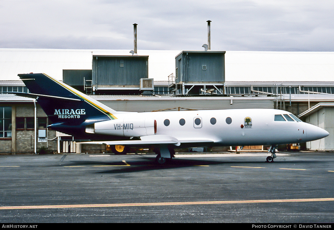 Aircraft Photo of VH-MIQ | Dassault Falcon 20E | Mirage Resorts | AirHistory.net #53464
