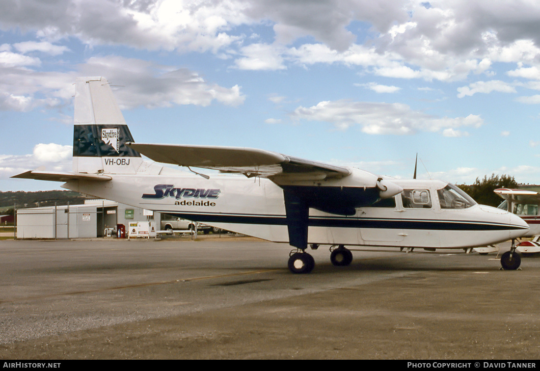 Aircraft Photo of VH-OBJ | Britten-Norman BN-2A-21 Islander | Skydive Adelaide | AirHistory.net #53466