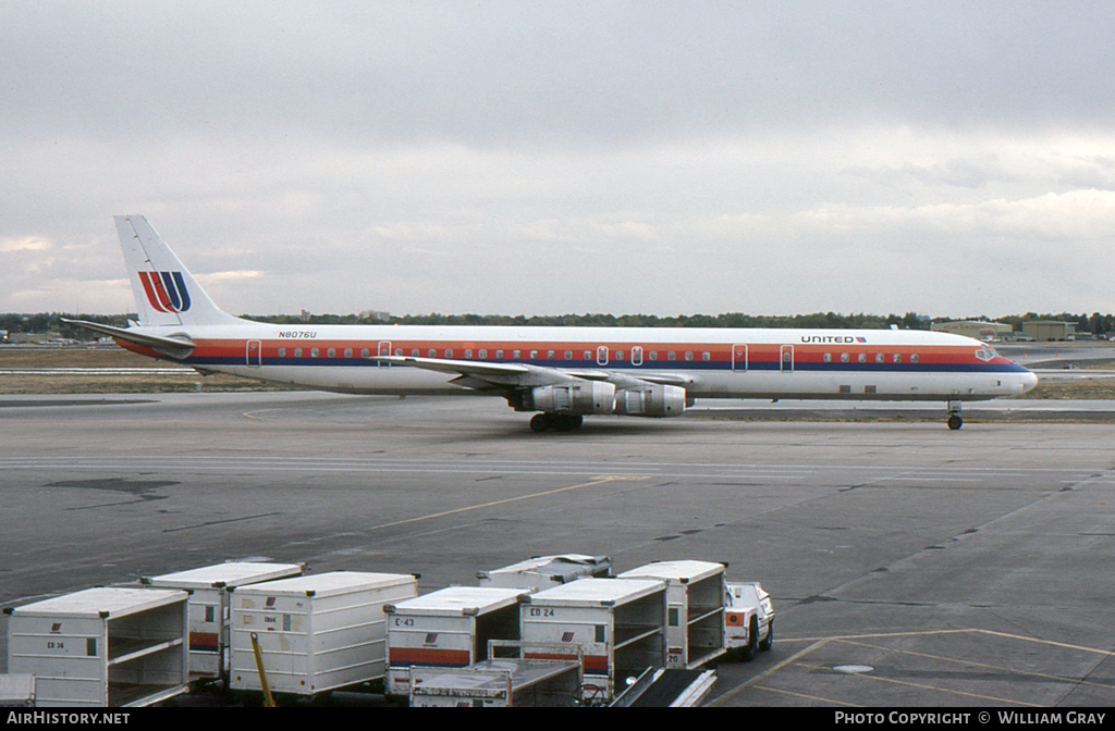 Aircraft Photo of N8076U | McDonnell Douglas DC-8-61 | United Airlines | AirHistory.net #53472