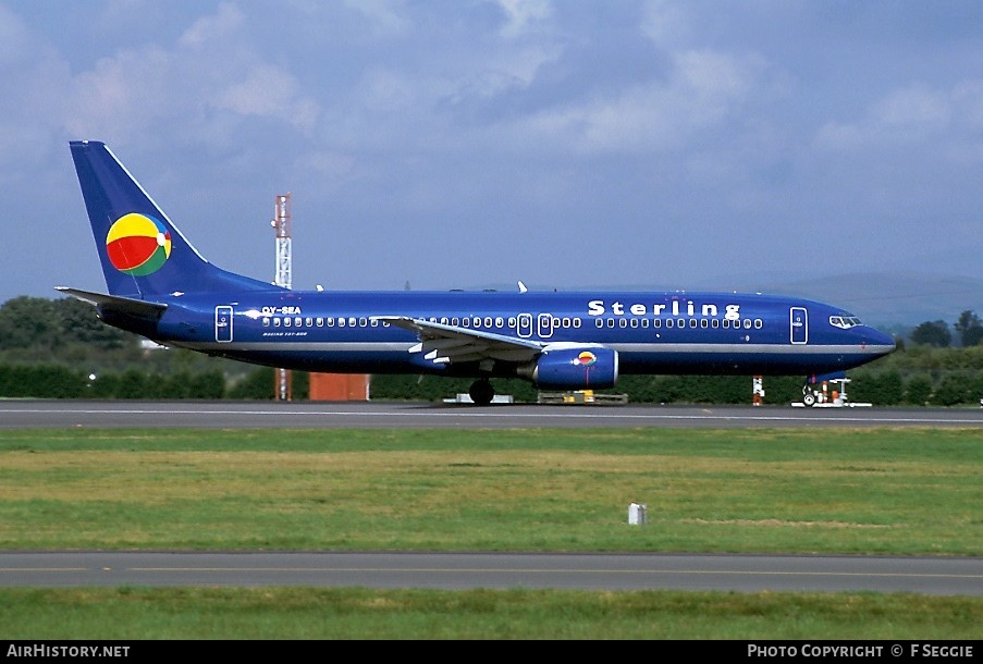 Aircraft Photo of OY-SEA | Boeing 737-8Q8 | Sterling European Airlines | AirHistory.net #53475