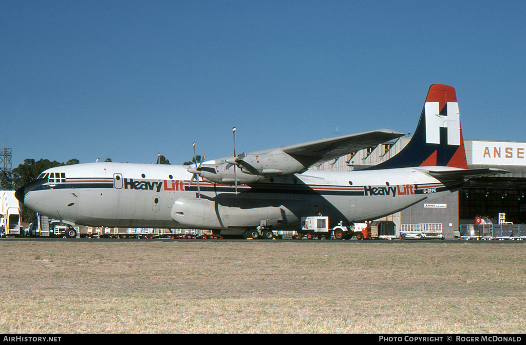 Aircraft Photo of G-BEPE | Short SC.5 Belfast | HeavyLift Cargo Airlines | AirHistory.net #53494