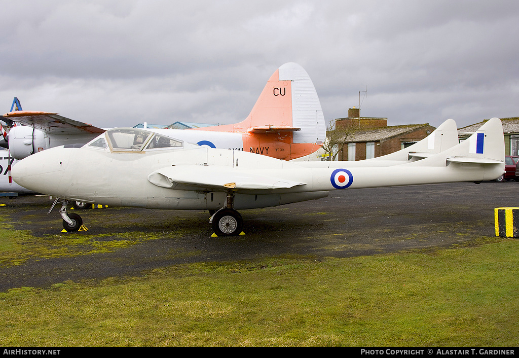 Aircraft Photo of WZ515 | De Havilland D.H. 115 Vampire T11 | UK - Air Force | AirHistory.net #53541
