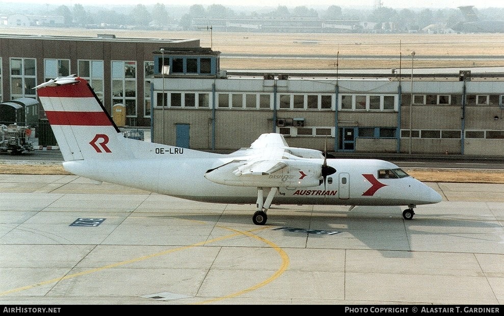 Aircraft Photo of OE-LRU | De Havilland Canada DHC-8-103 Dash 8 | Austrian Airlines | AirHistory.net #53544