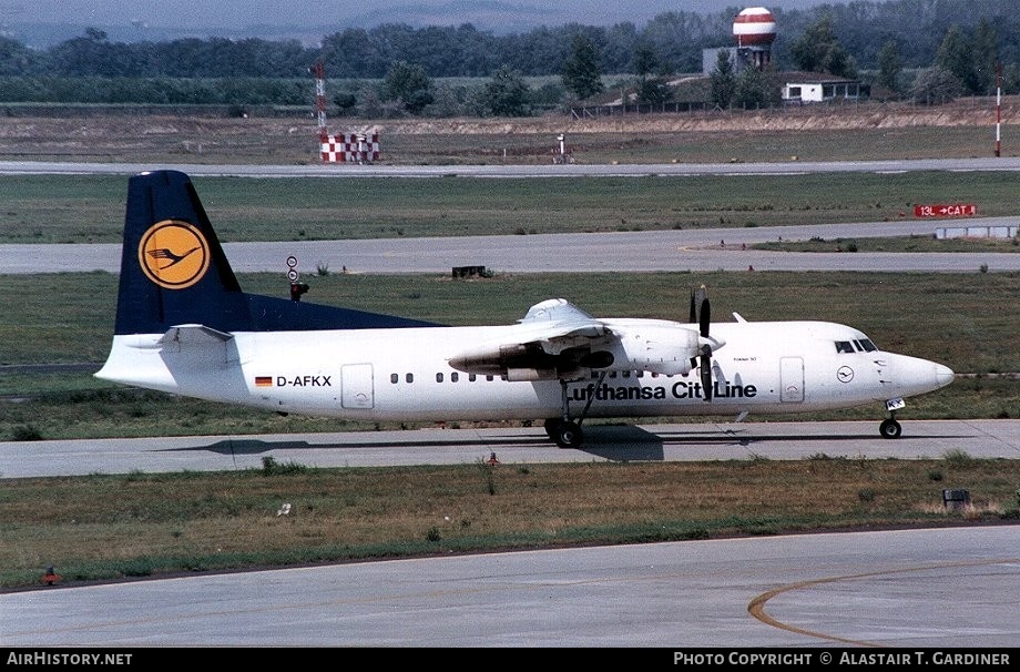 Aircraft Photo of D-AFKX | Fokker 50 | Lufthansa CityLine | AirHistory.net #53554