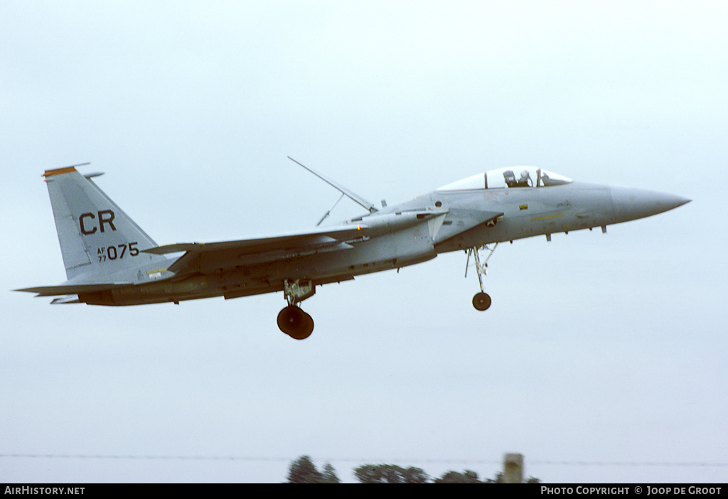 Aircraft Photo of 77-0075 / AF77-075 | McDonnell Douglas F-15A Eagle | USA - Air Force | AirHistory.net #53563