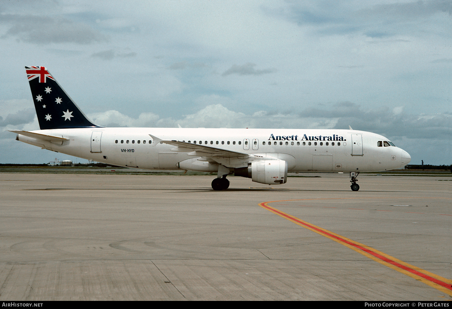 Aircraft Photo of VH-HYD | Airbus A320-211 | Ansett Australia | AirHistory.net #53569