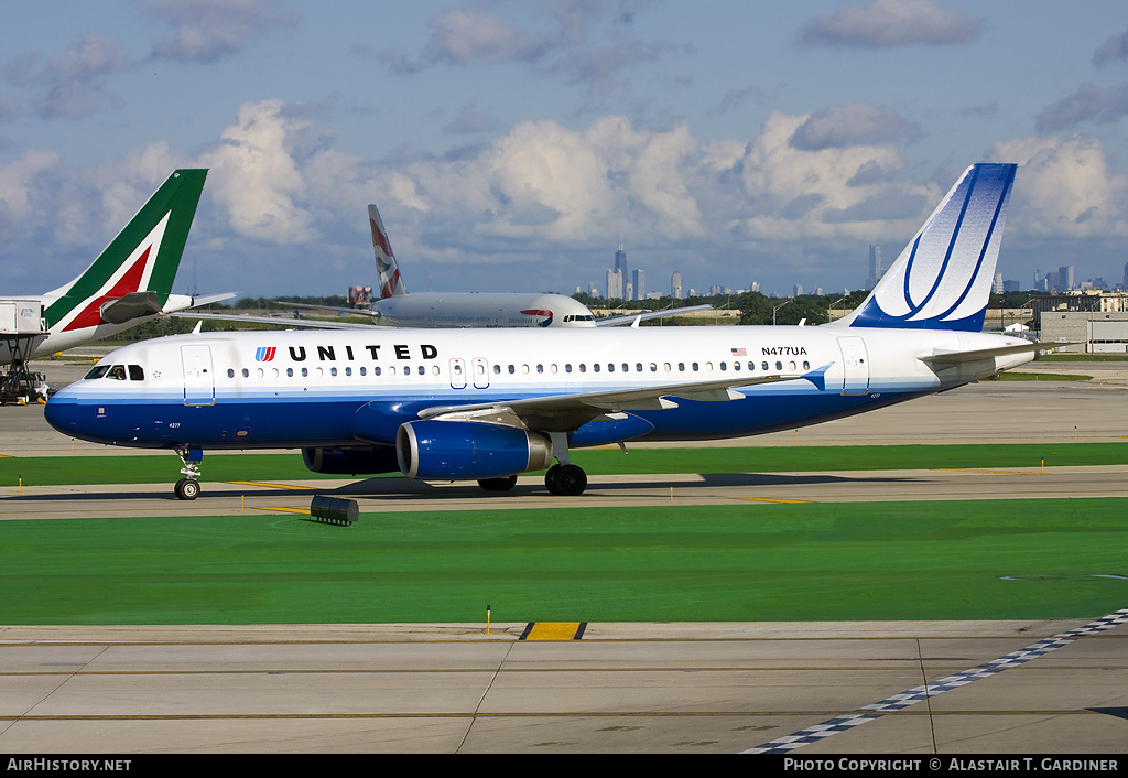 Aircraft Photo of N477UA | Airbus A320-232 | United Airlines | AirHistory.net #53578