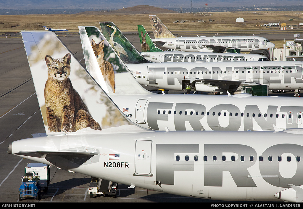 Aircraft Photo of N208FR | Airbus A320-214 | Frontier Airlines | AirHistory.net #53579