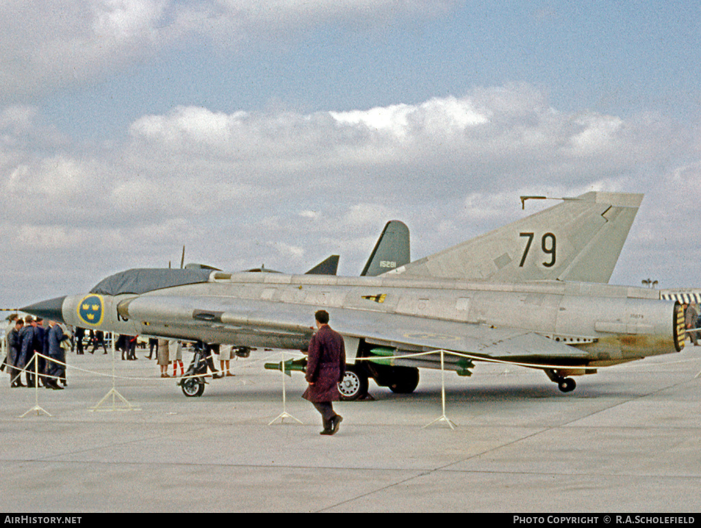 Aircraft Photo of 35079 | Saab J35A Draken | Sweden - Air Force | AirHistory.net #53591