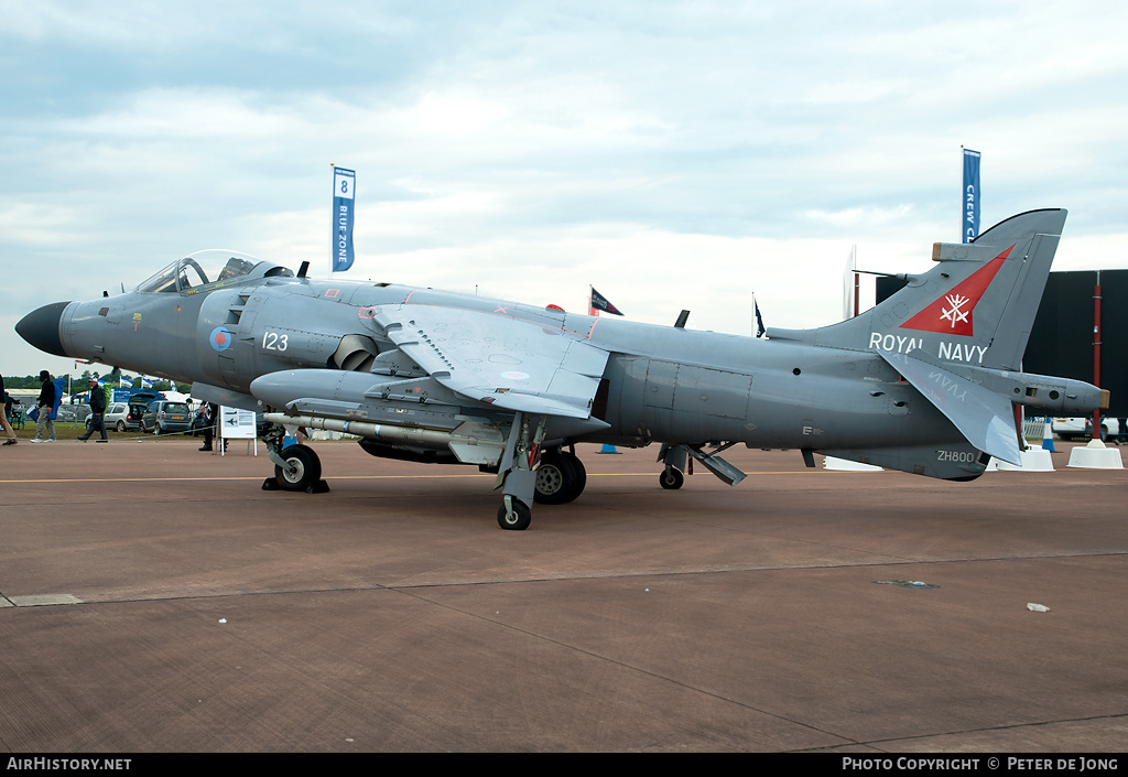 Aircraft Photo of ZH800 | British Aerospace Sea Harrier FA2 | UK - Navy | AirHistory.net #53596