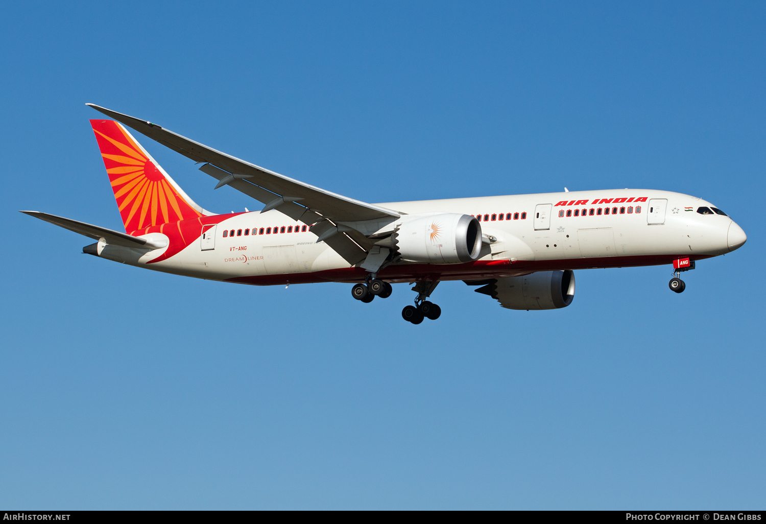 Aircraft Photo of VT-ANG | Boeing 787-8 Dreamliner | Air India | AirHistory.net #53606