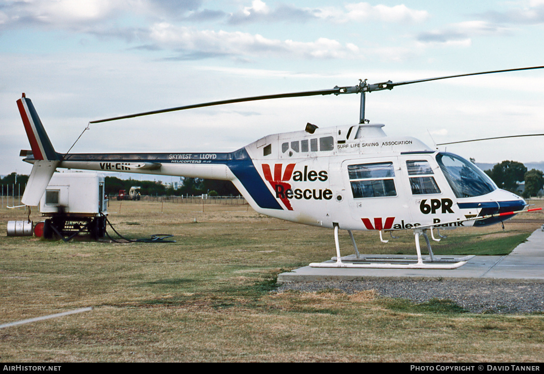 Aircraft Photo of VH-CIH | Bell 206B-3 JetRanger III | Skywest Lloyd Helicopters | AirHistory.net #53613