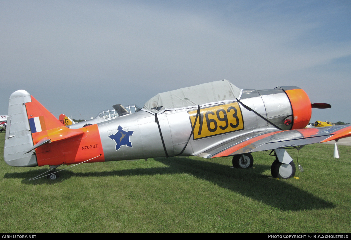 Aircraft Photo of N7693Z / 7693 | North American AT-6C Texan | South Africa - Air Force | AirHistory.net #53628