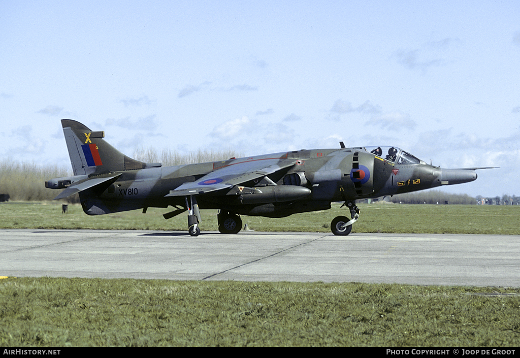 Aircraft Photo of XV810 | Hawker Siddeley Harrier GR3 | UK - Air Force | AirHistory.net #53629