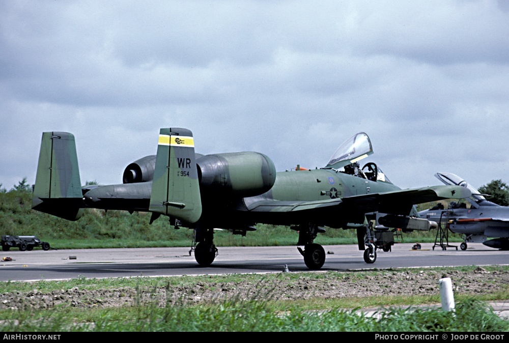 Aircraft Photo of 81-0954 / AF81-954 | Fairchild A-10A Thunderbolt II | USA - Air Force | AirHistory.net #53631