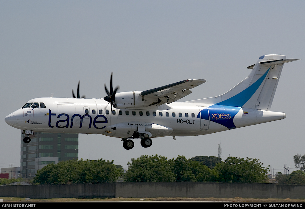 Aircraft Photo of HC-CLT | ATR ATR-42-500 | TAME Xpress | AirHistory.net #53646