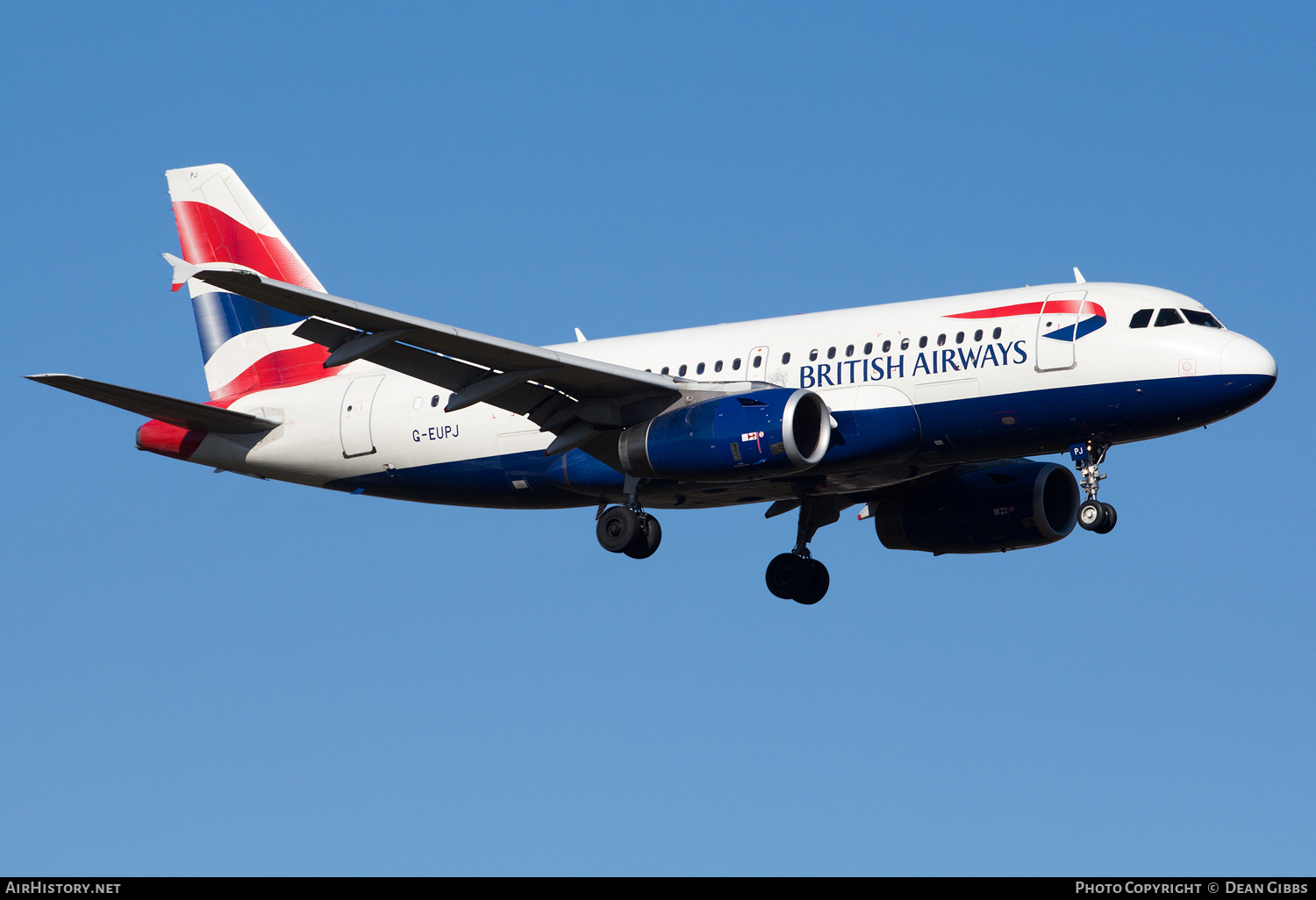 Aircraft Photo of G-EUPJ | Airbus A319-131 | British Airways | AirHistory.net #53647
