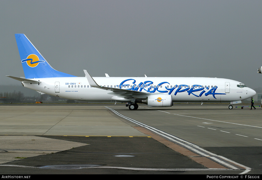 Aircraft Photo of 5B-DBV | Boeing 737-8Q8 | Eurocypria Airlines | AirHistory.net #53659