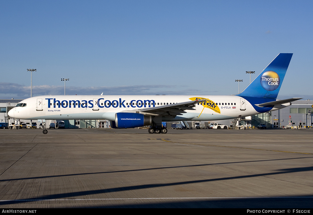 Aircraft Photo of G-FCLA | Boeing 757-28A | Thomas Cook Airlines | AirHistory.net #53678