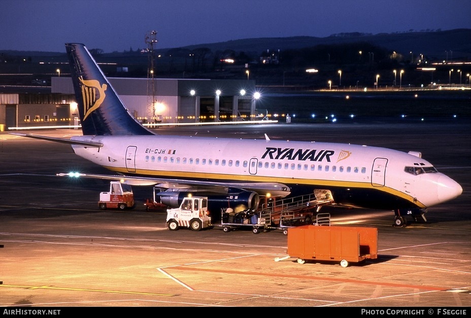 Aircraft Photo of EI-CJH | Boeing 737-204/Adv | Ryanair | AirHistory.net #53683