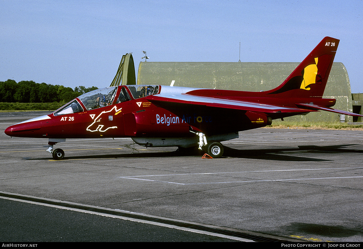 Aircraft Photo of AT26 | Dassault-Dornier Alpha Jet 1B | Belgium - Air Force | AirHistory.net #53693