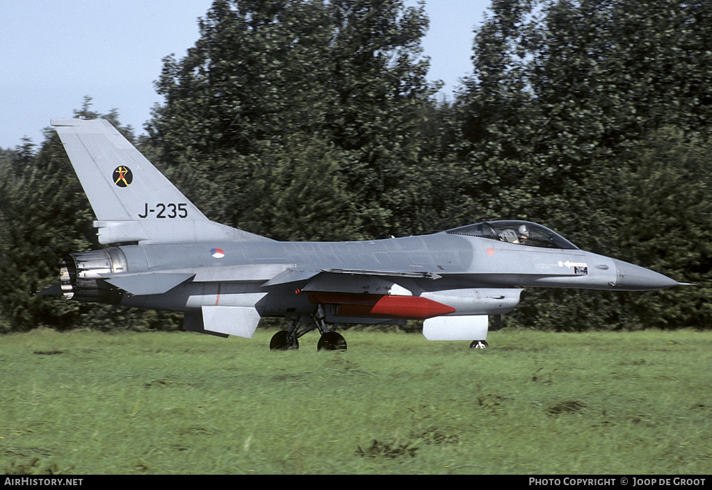 Aircraft Photo of J-235 | General Dynamics F-16A Fighting Falcon | Netherlands - Air Force | AirHistory.net #53696