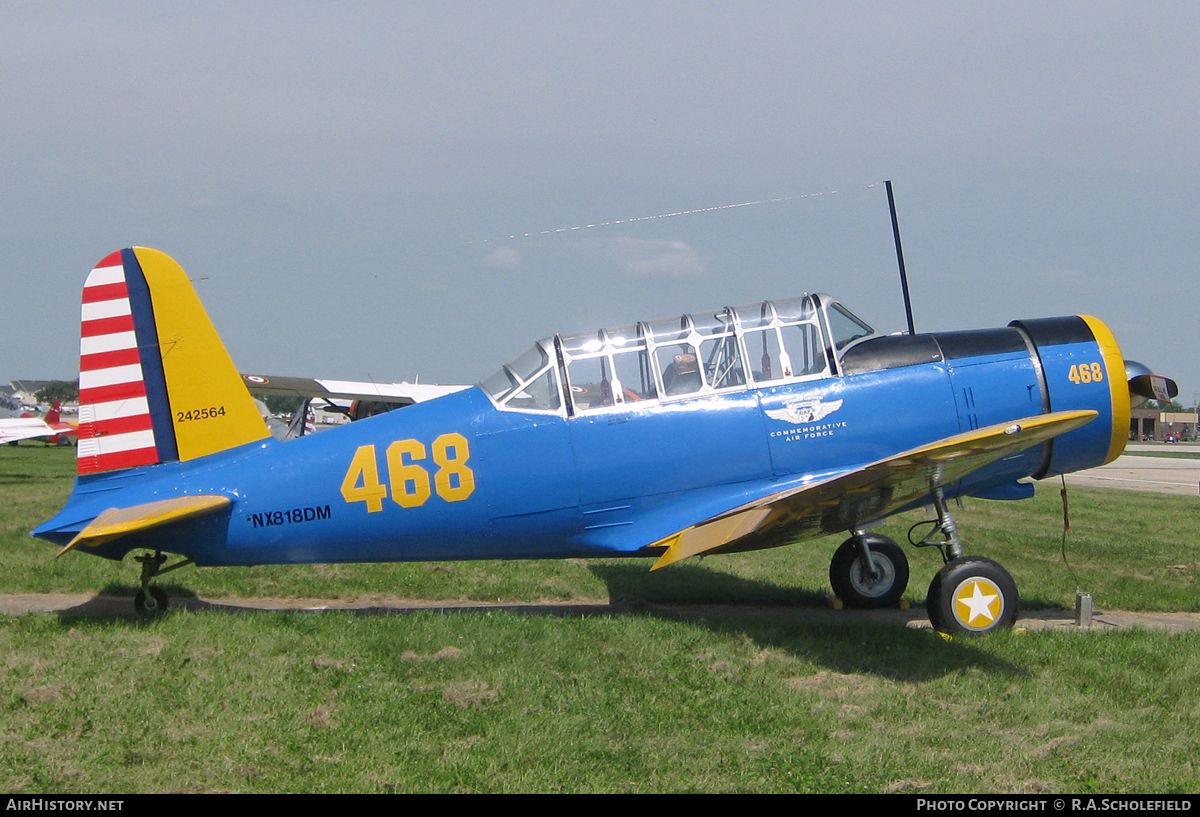 Aircraft Photo of N818DM / NX818DM / 242564 | Vultee BT-13A Valiant | Commemorative Air Force | USA - Air Force | AirHistory.net #53714