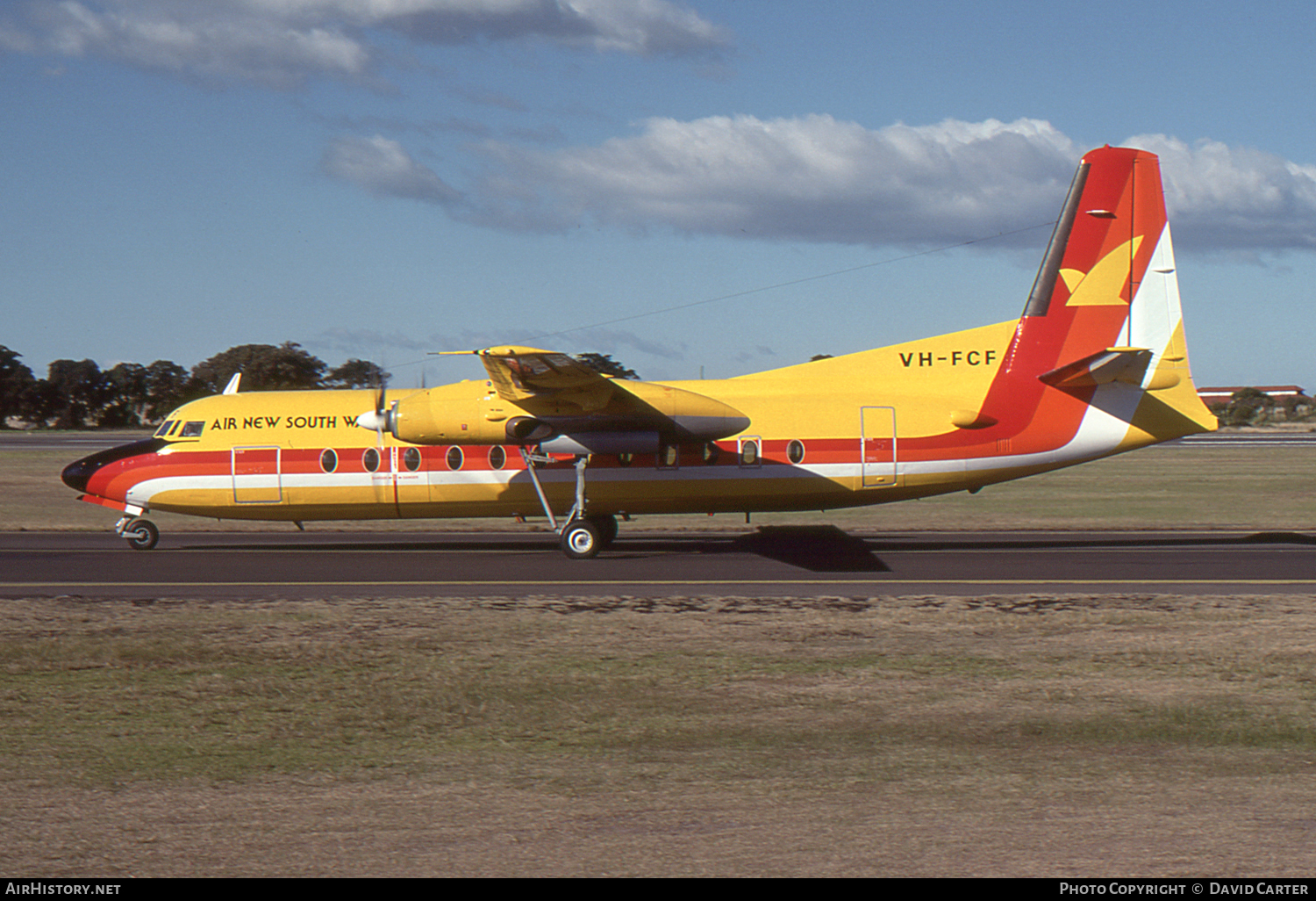 Aircraft Photo of VH-FCF | Fokker F27-500F Friendship | Air New South Wales | AirHistory.net #53718