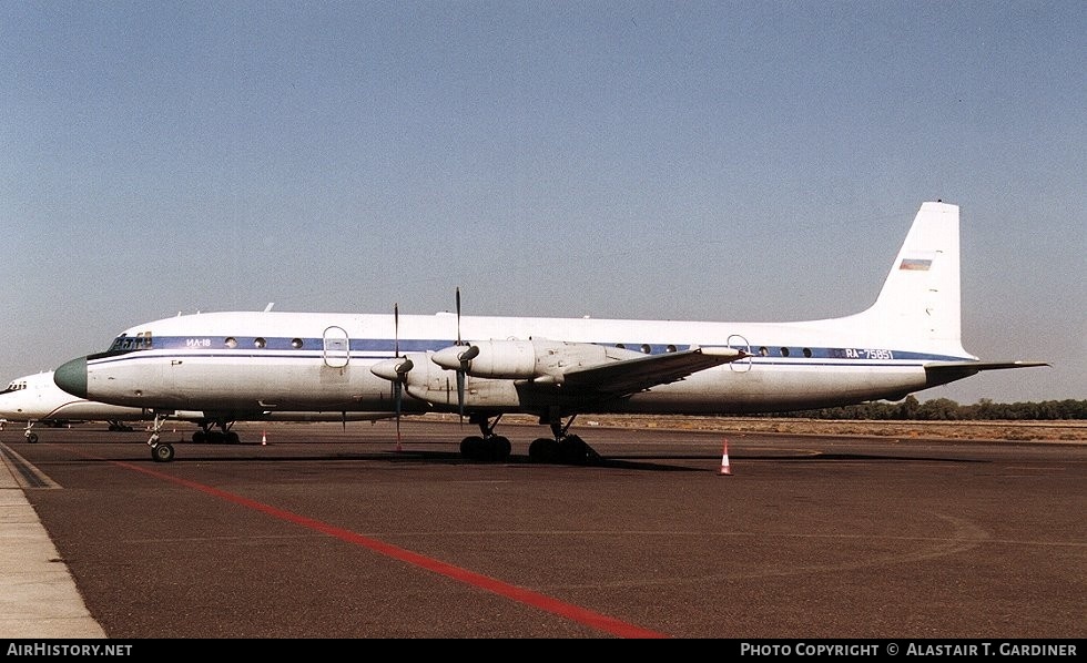 Aircraft Photo of RA-75851 | Ilyushin Il-18Gr | Elf Air | AirHistory.net #53726