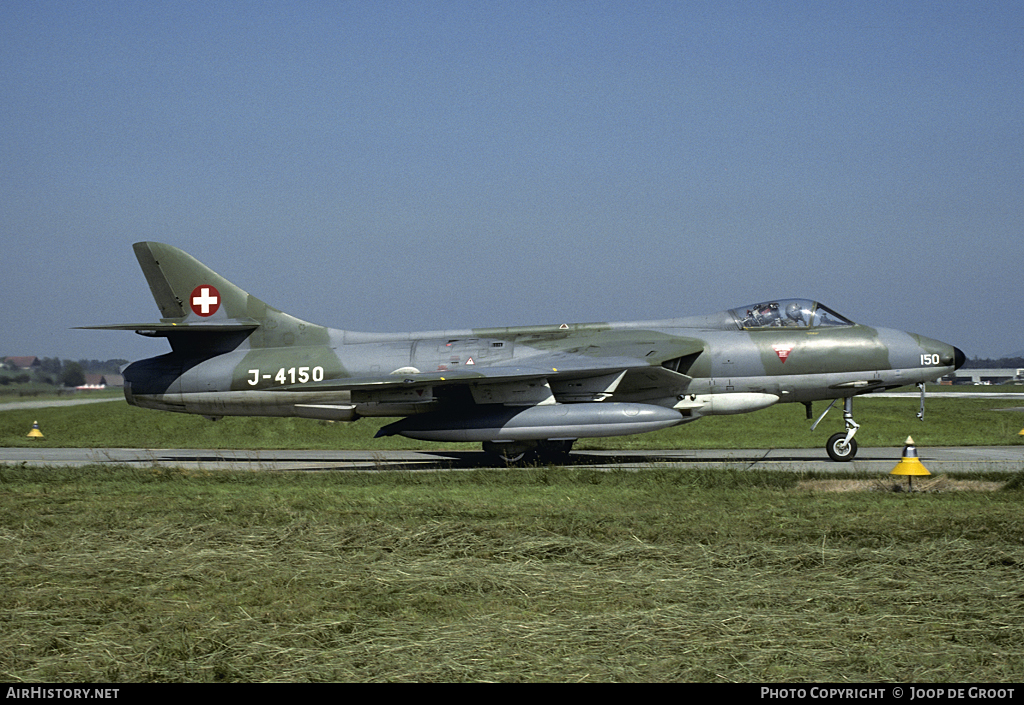 Aircraft Photo of J-4150 | Hawker Hunter F58A | Switzerland - Air Force | AirHistory.net #53731