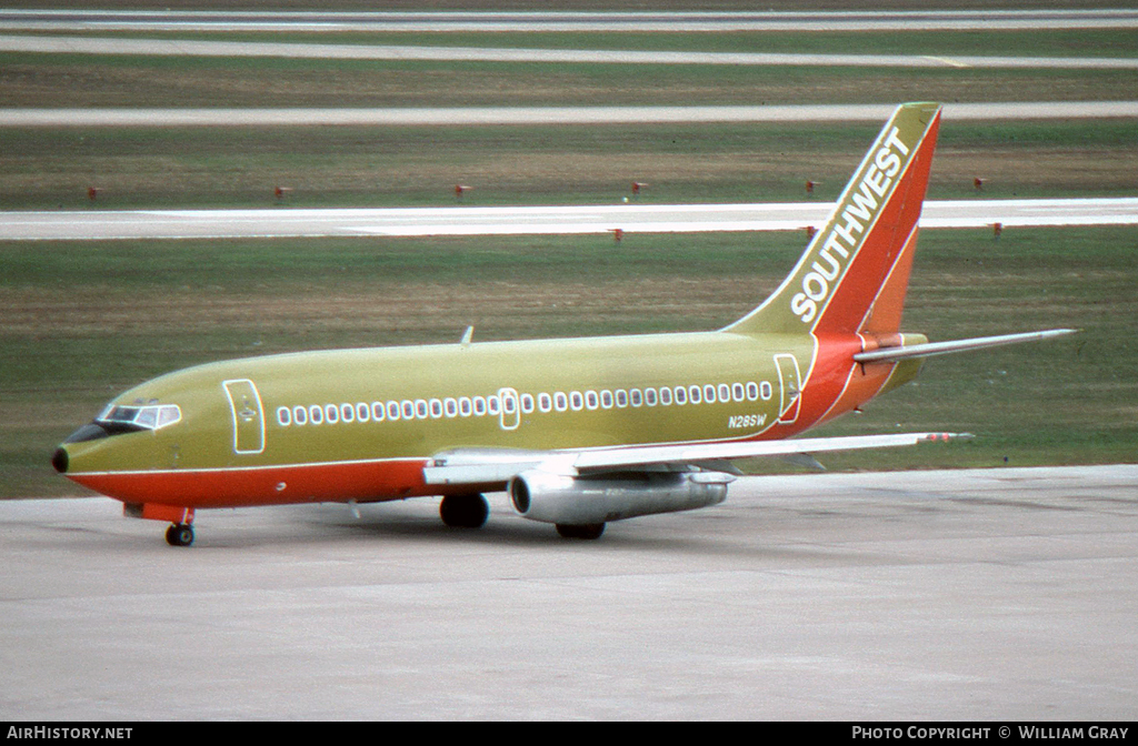 Aircraft Photo of N28SW | Boeing 737-2H4 | Southwest Airlines | AirHistory.net #53743