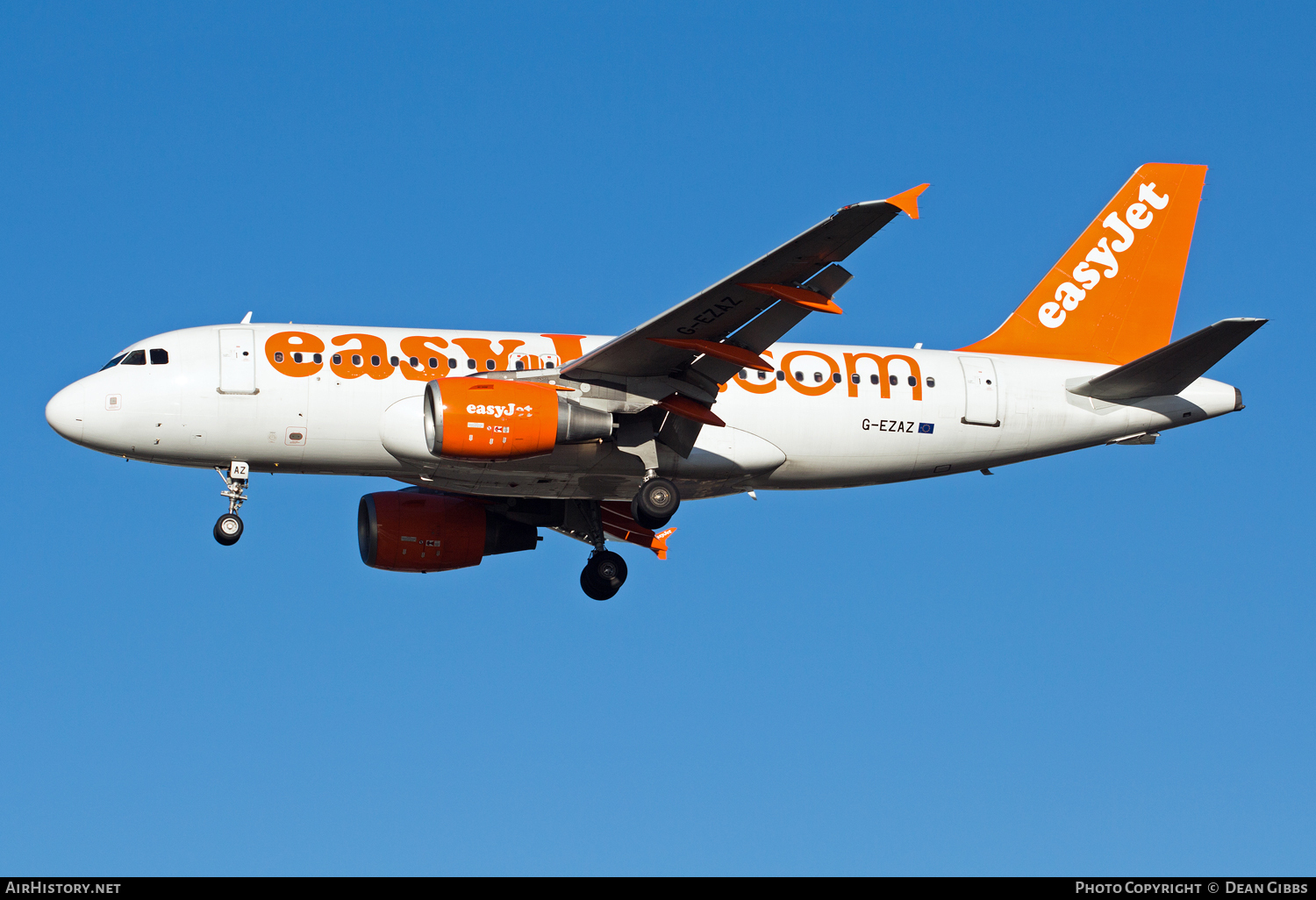 Aircraft Photo of G-EZAZ | Airbus A319-111 | EasyJet | AirHistory.net #53745