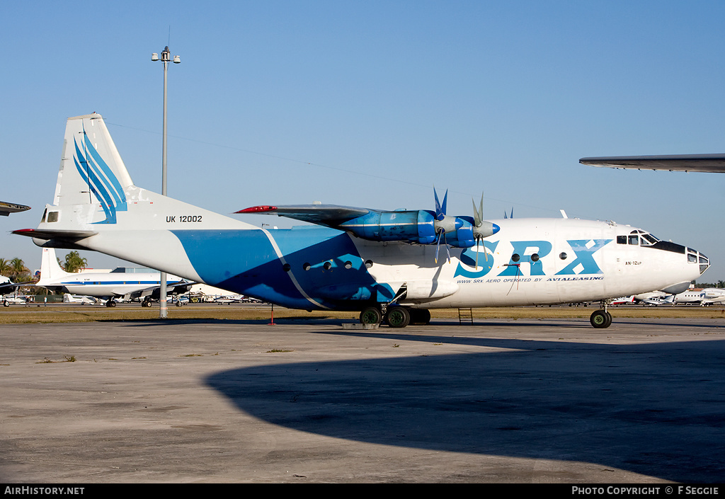 Aircraft Photo of UK-12002 | Antonov An-12BP | SRX Transcontinental | AirHistory.net #53759