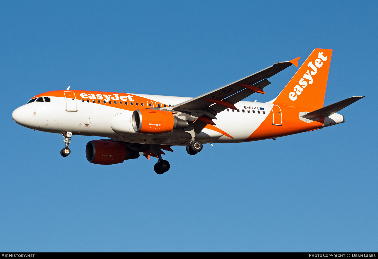 Aircraft Photo of G-EZDA | Airbus A319-111 | EasyJet | AirHistory.net #53769