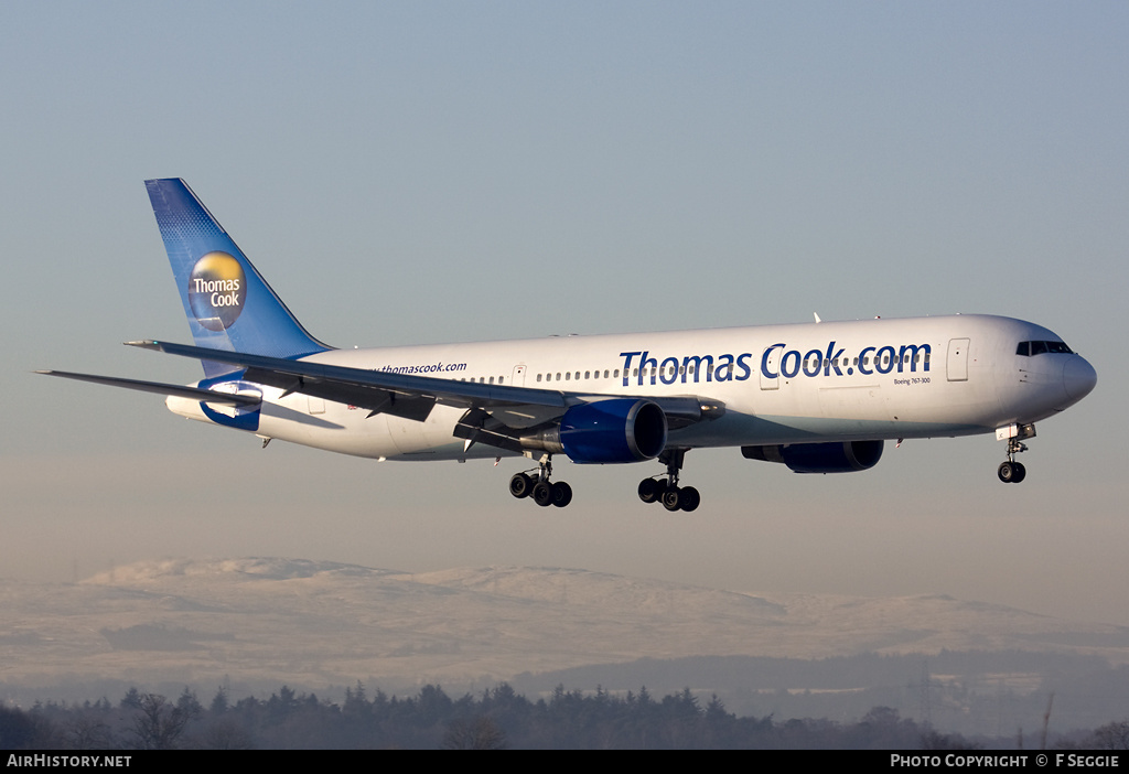 Aircraft Photo of G-DAJC | Boeing 767-31K/ER | Thomas Cook Airlines | AirHistory.net #53775